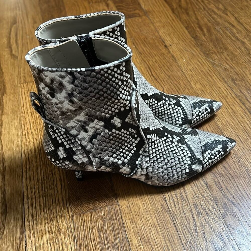 MICHAEL Michael Kors Snake Print Ankle Boots